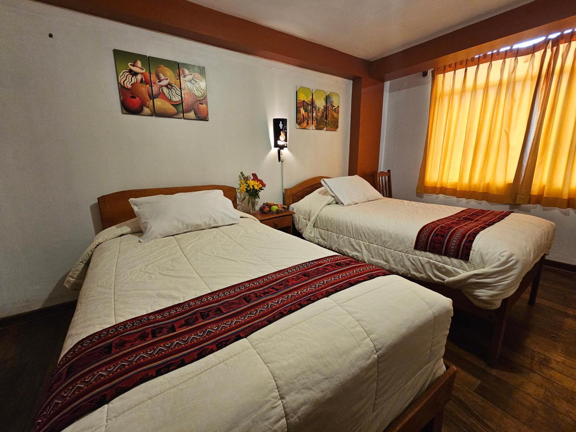 Hostal Con Vista A La Ciudad Santa Ana Куско Экстерьер фото