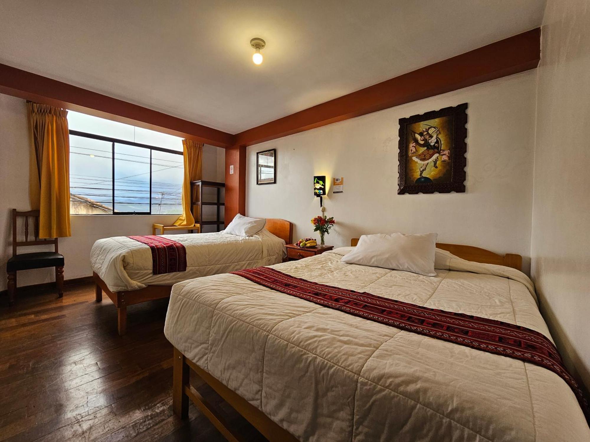 Hostal Con Vista A La Ciudad Santa Ana Куско Экстерьер фото