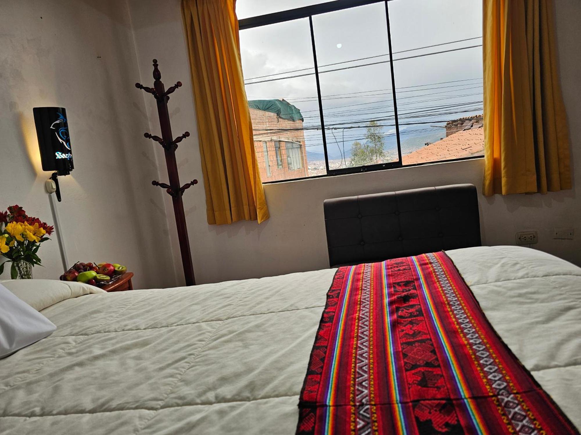 Hostal Con Vista A La Ciudad Santa Ana Куско Экстерьер фото