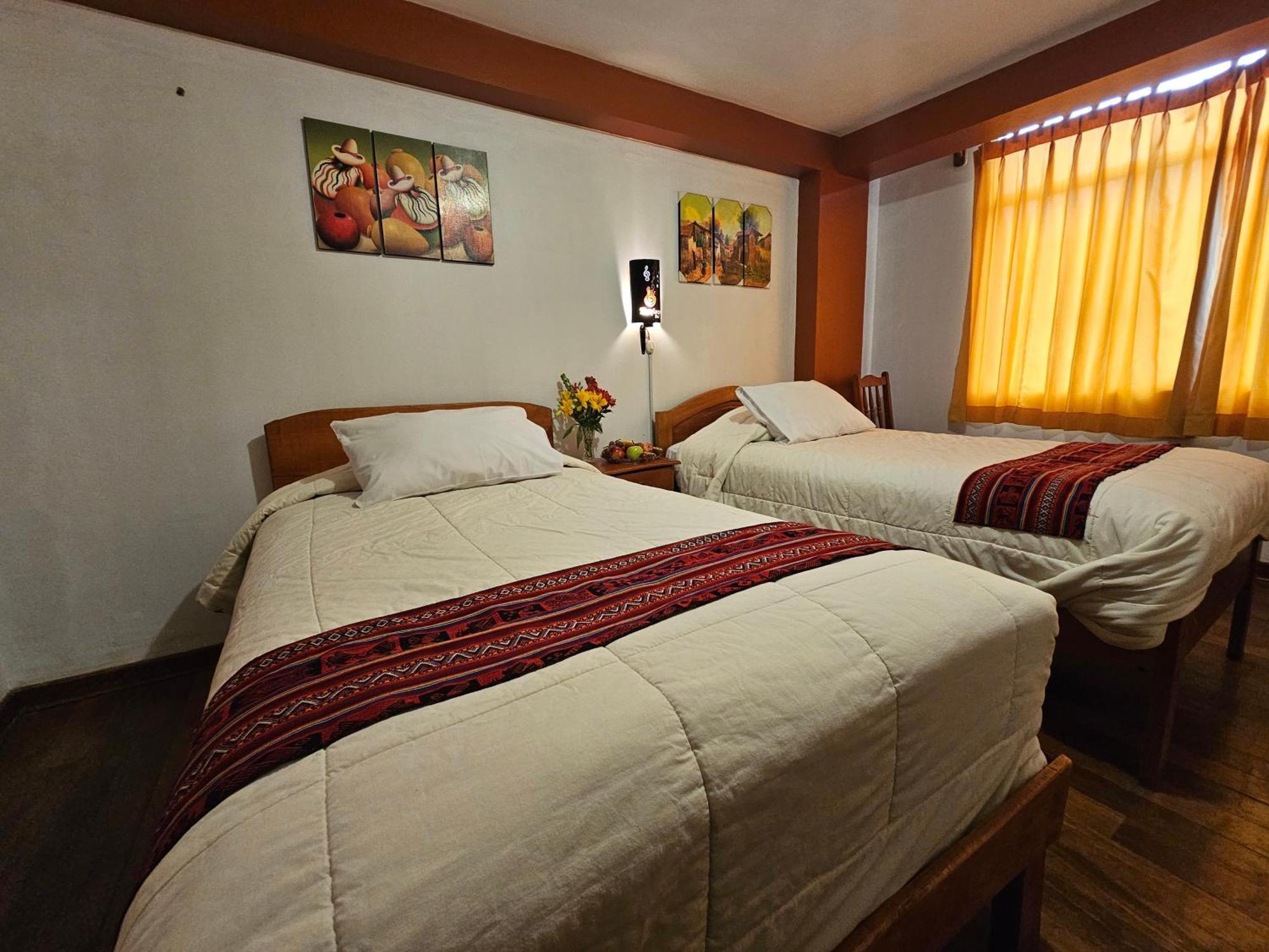 Hostal Con Vista A La Ciudad Santa Ana Куско Экстерьер фото