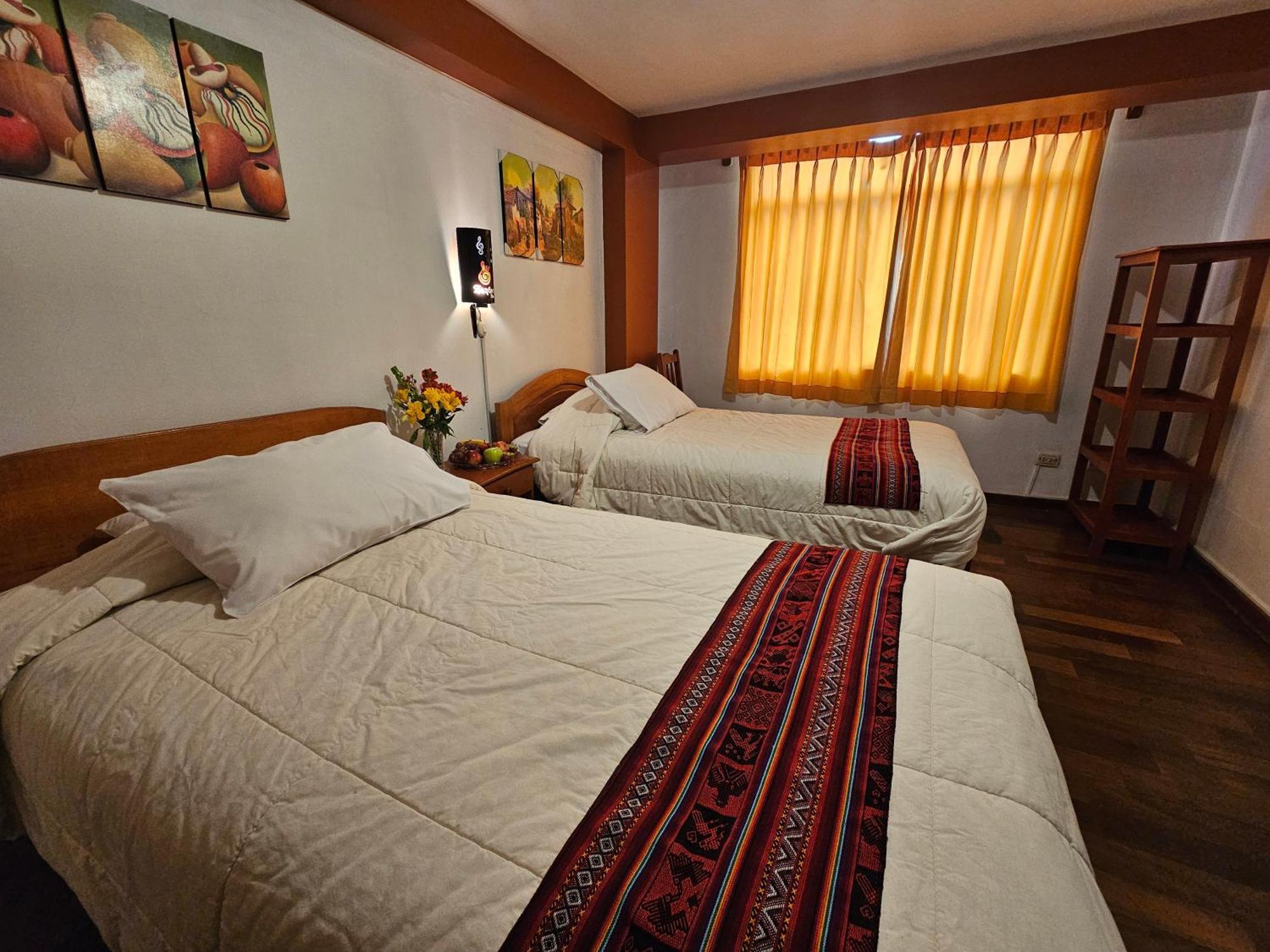 Hostal Con Vista A La Ciudad Santa Ana Куско Экстерьер фото
