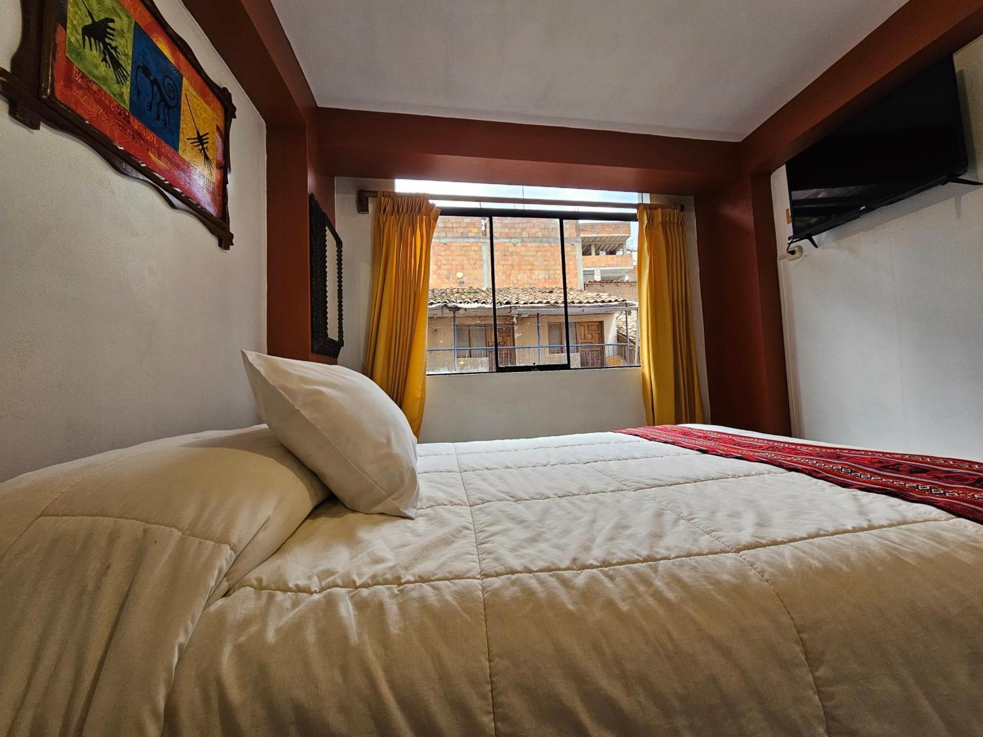 Hostal Con Vista A La Ciudad Santa Ana Куско Экстерьер фото