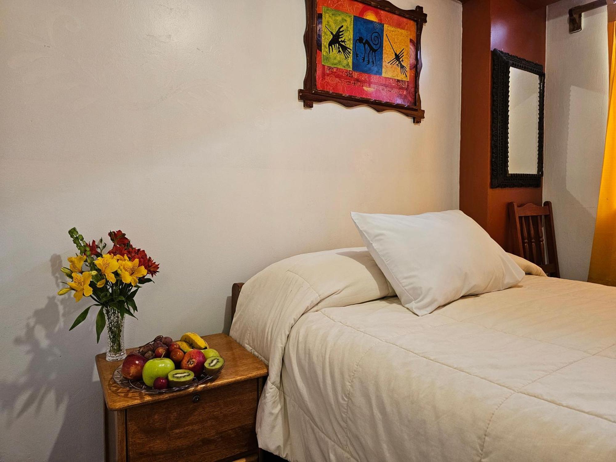 Hostal Con Vista A La Ciudad Santa Ana Куско Экстерьер фото