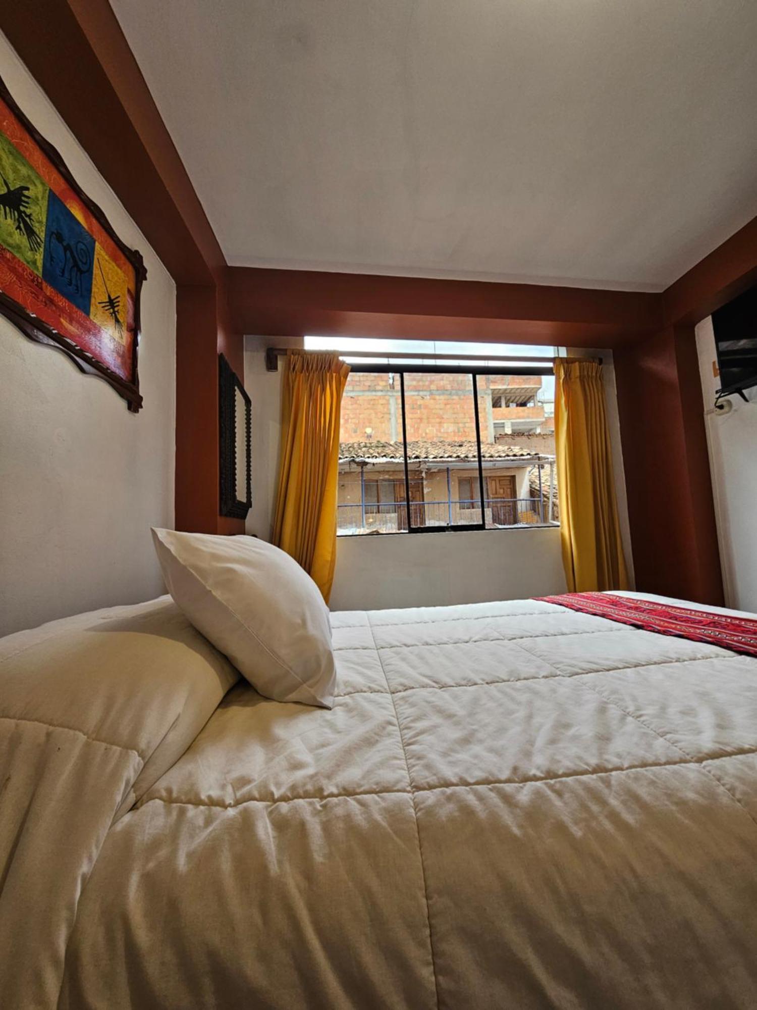 Hostal Con Vista A La Ciudad Santa Ana Куско Экстерьер фото