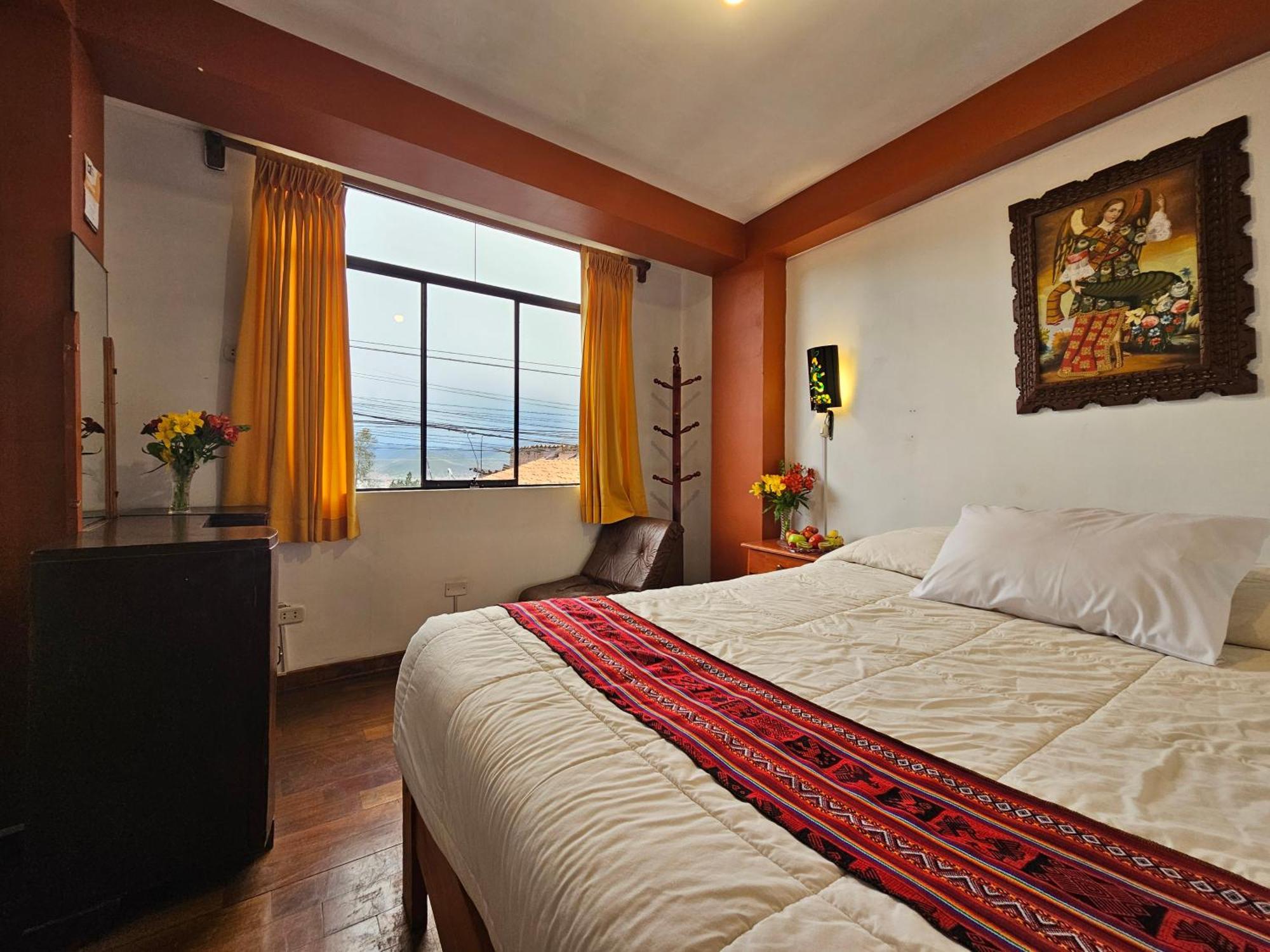 Hostal Con Vista A La Ciudad Santa Ana Куско Экстерьер фото