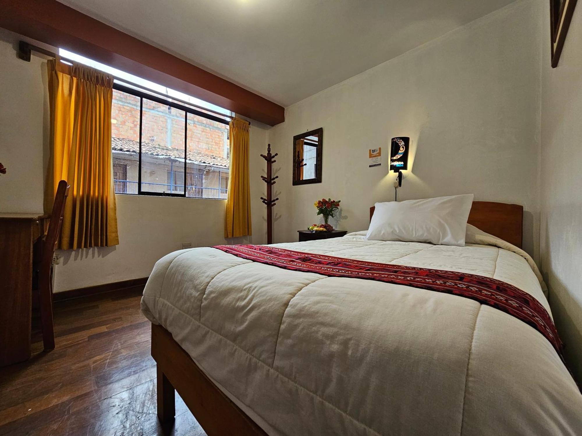 Hostal Con Vista A La Ciudad Santa Ana Куско Экстерьер фото