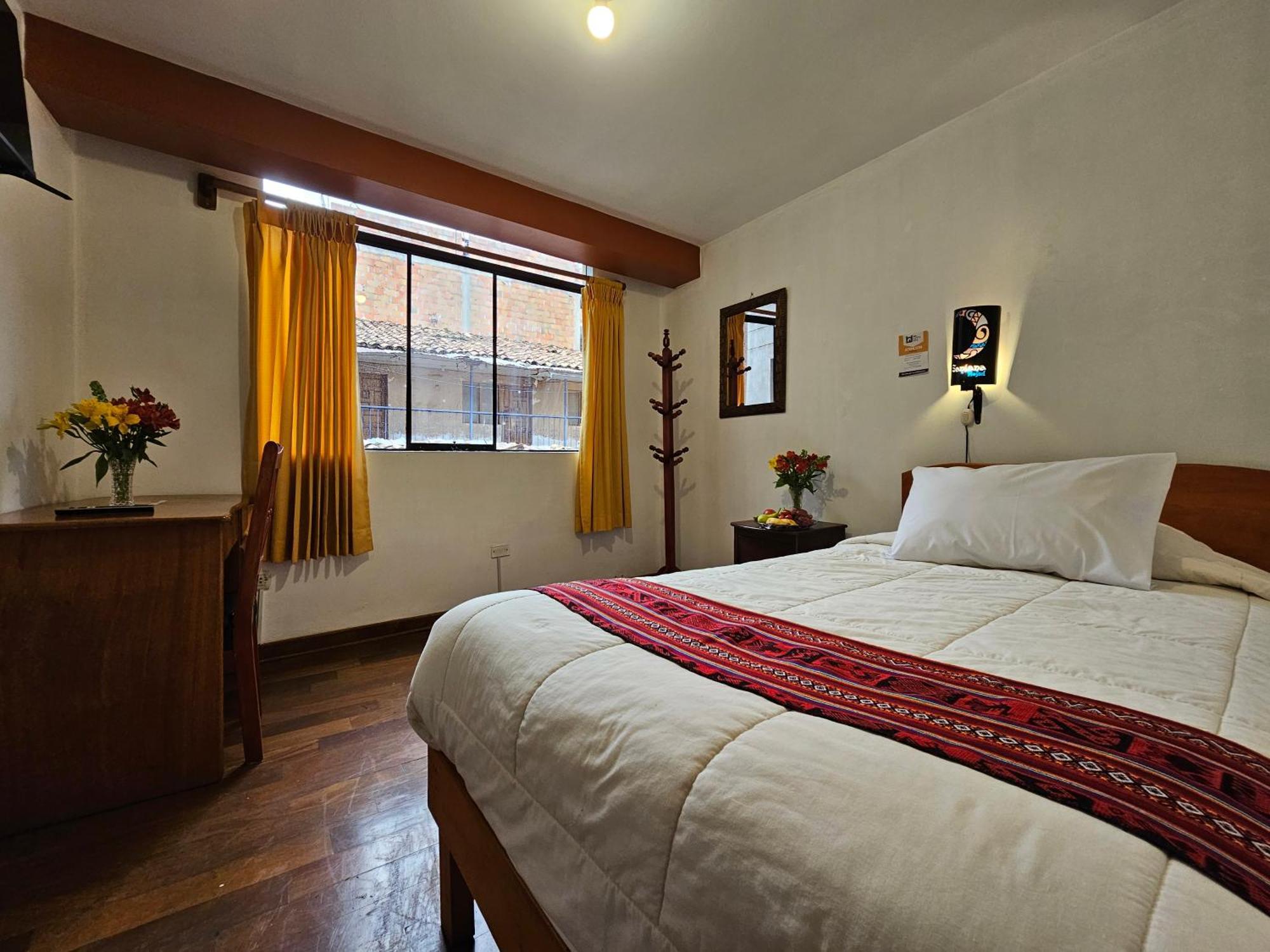 Hostal Con Vista A La Ciudad Santa Ana Куско Экстерьер фото