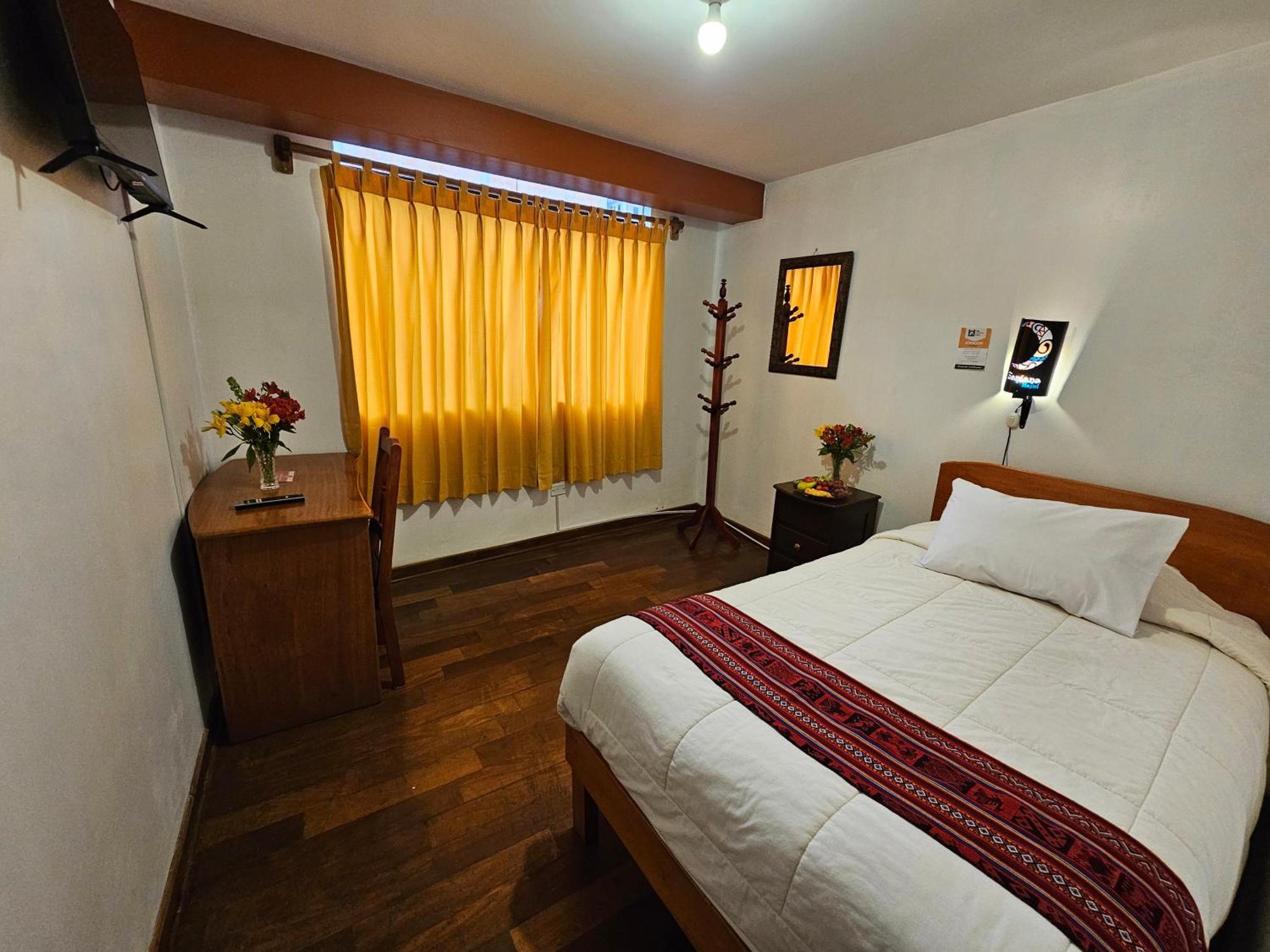 Hostal Con Vista A La Ciudad Santa Ana Куско Экстерьер фото