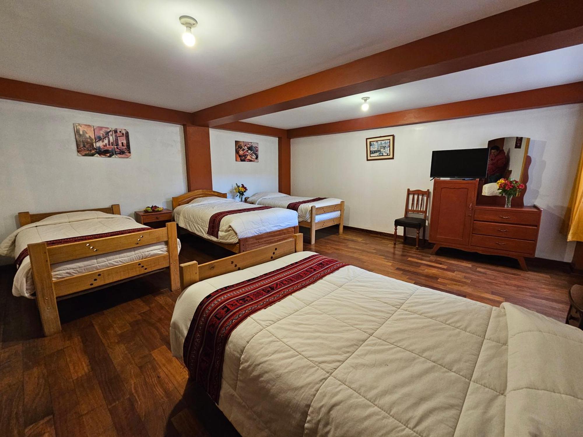 Hostal Con Vista A La Ciudad Santa Ana Куско Экстерьер фото