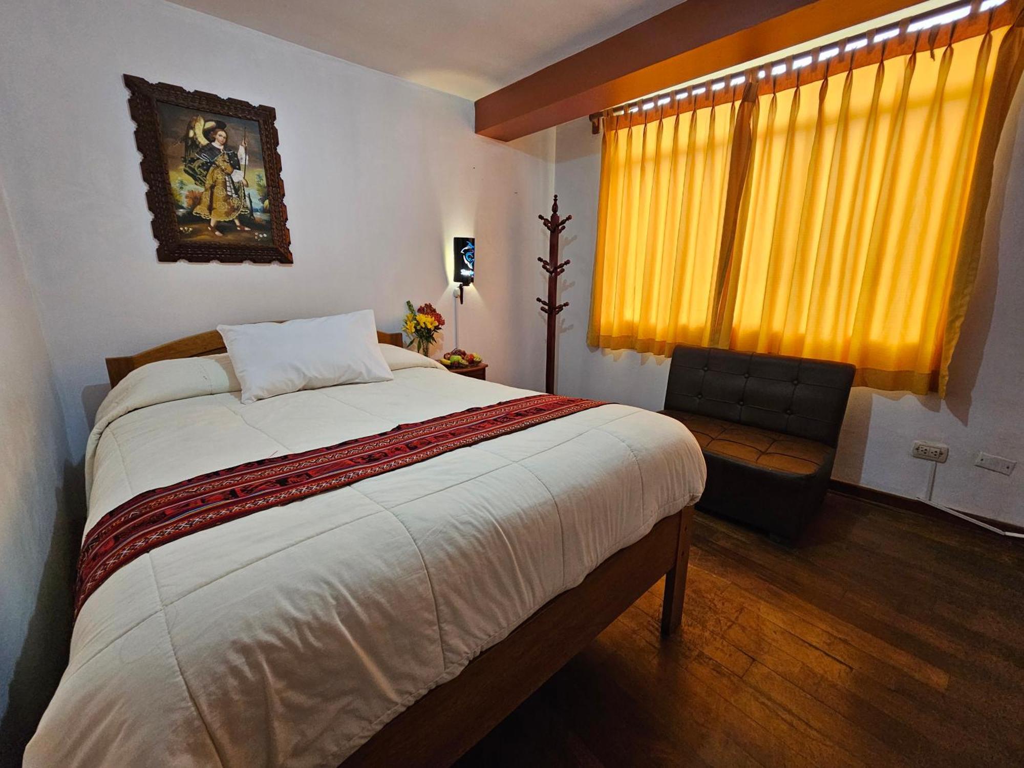 Hostal Con Vista A La Ciudad Santa Ana Куско Экстерьер фото
