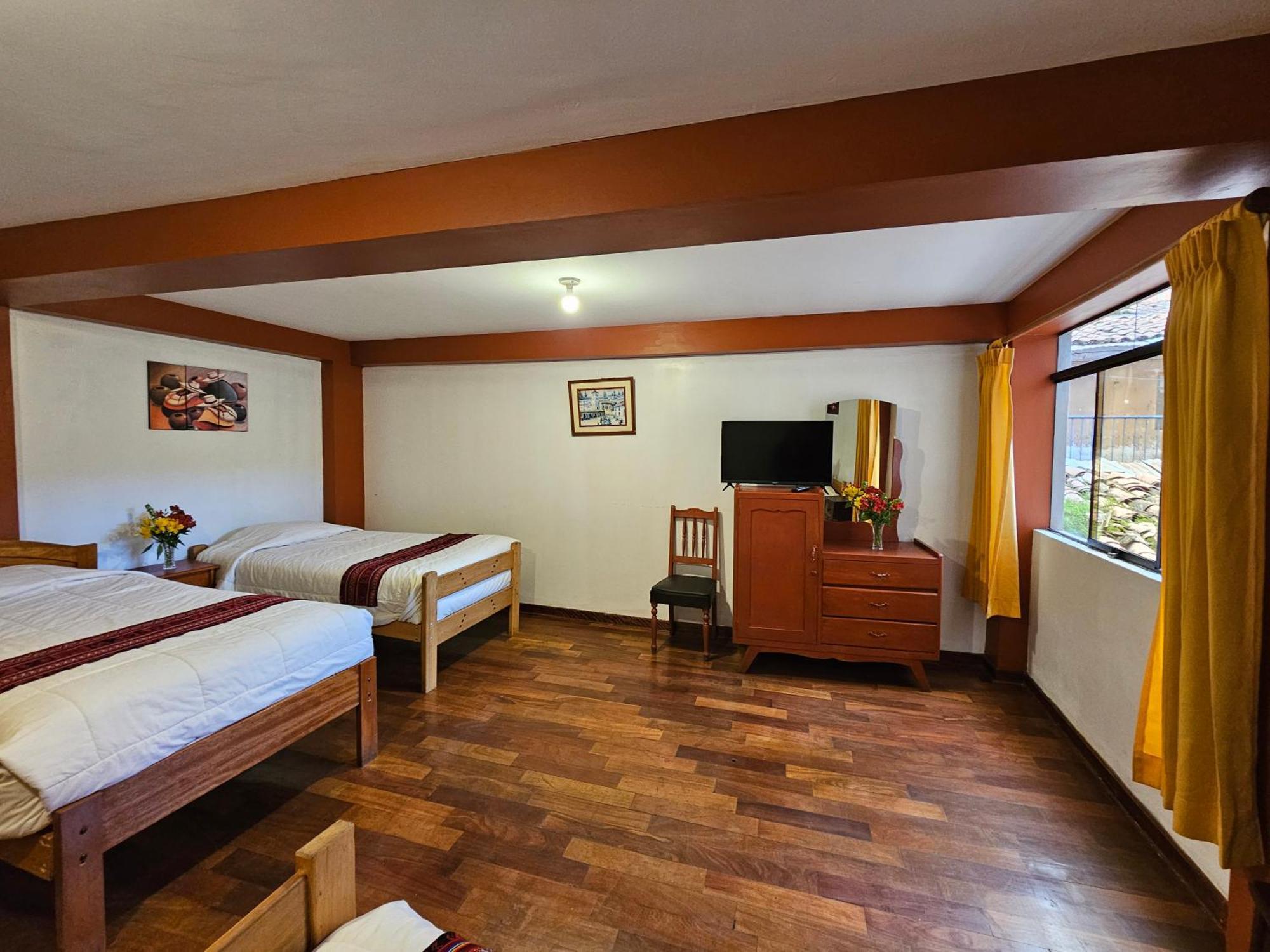 Hostal Con Vista A La Ciudad Santa Ana Куско Экстерьер фото