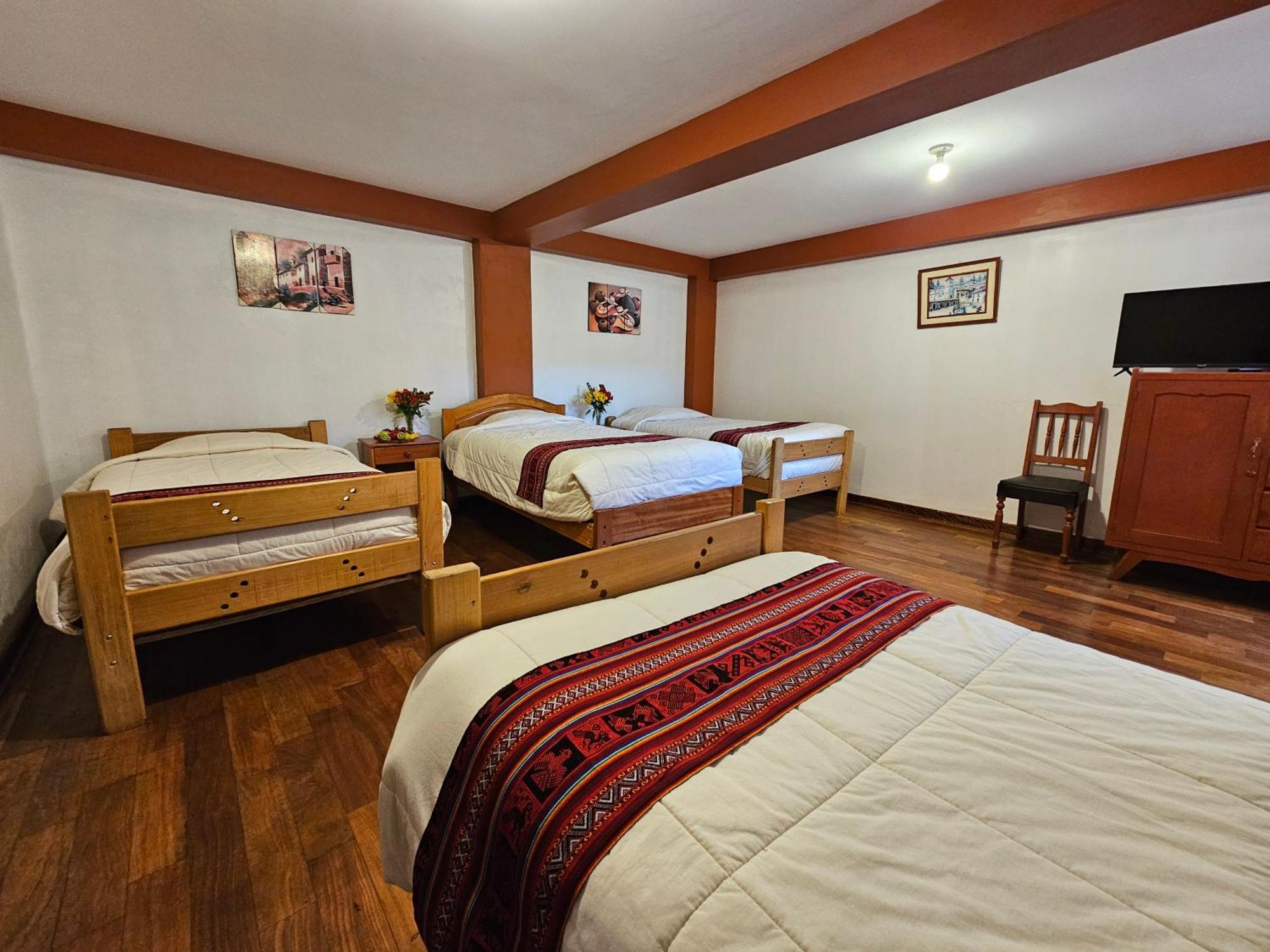 Hostal Con Vista A La Ciudad Santa Ana Куско Экстерьер фото