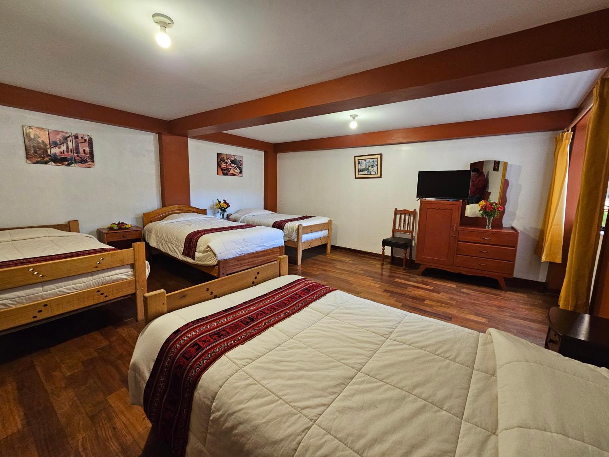Hostal Con Vista A La Ciudad Santa Ana Куско Экстерьер фото