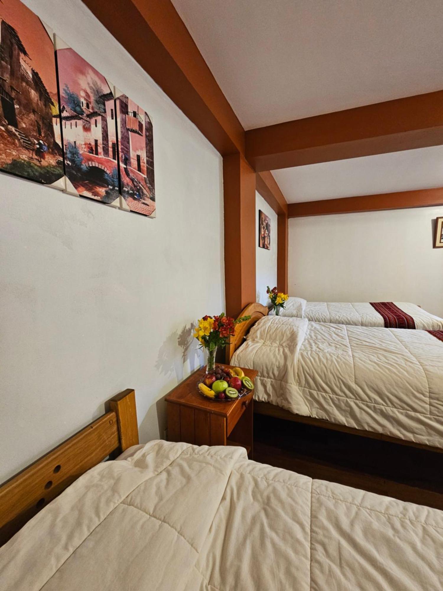 Hostal Con Vista A La Ciudad Santa Ana Куско Экстерьер фото