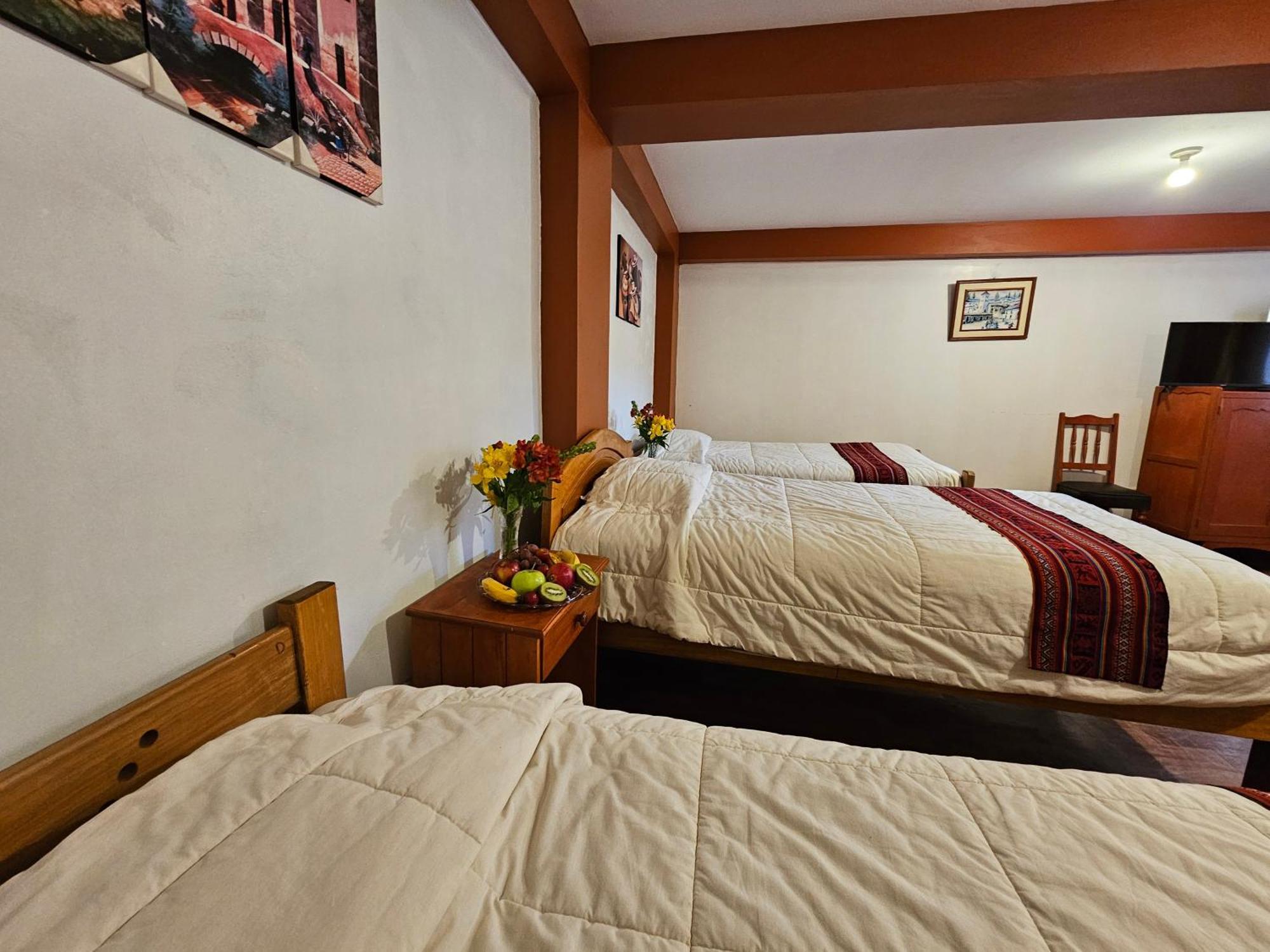 Hostal Con Vista A La Ciudad Santa Ana Куско Экстерьер фото