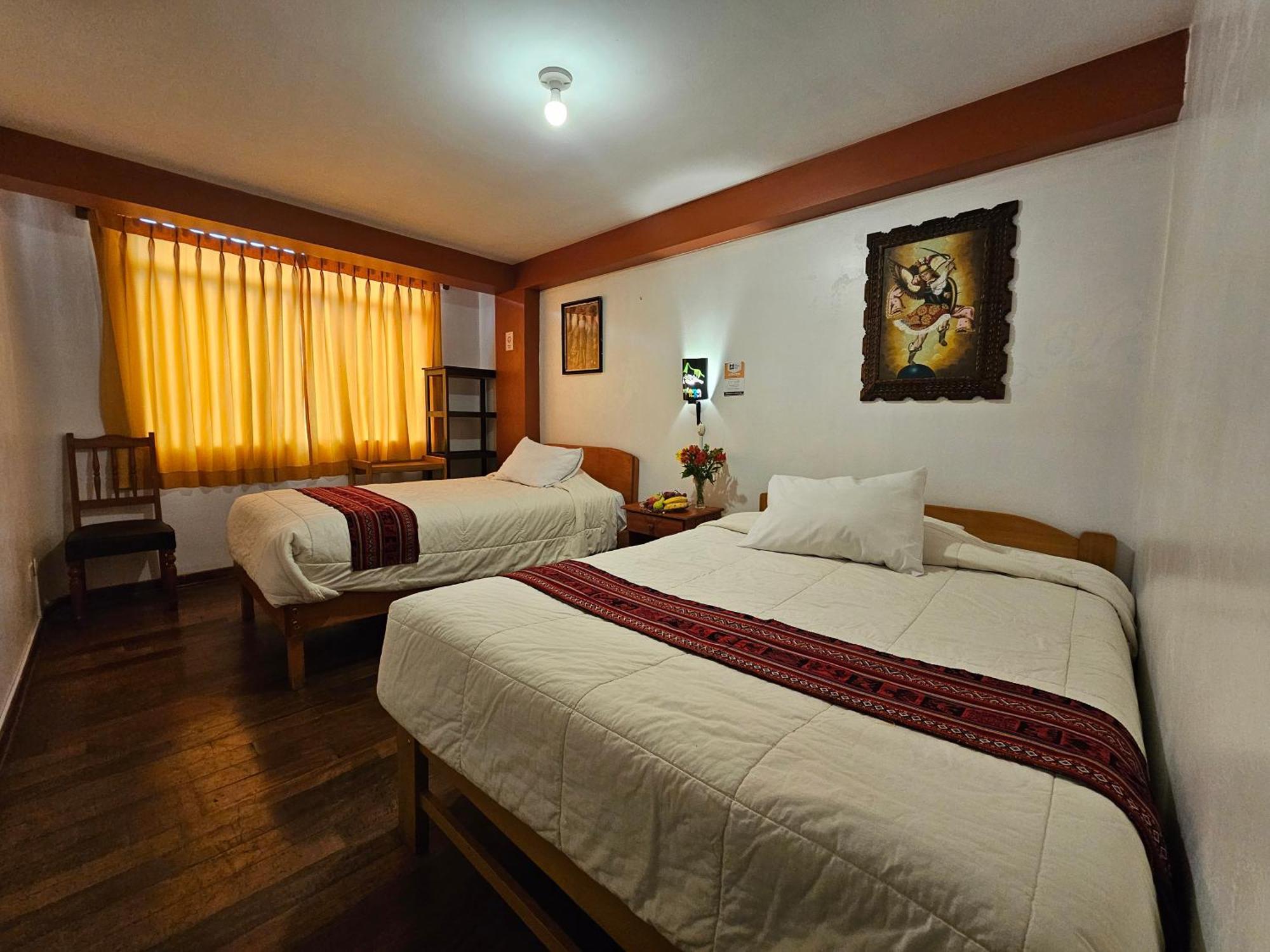 Hostal Con Vista A La Ciudad Santa Ana Куско Экстерьер фото